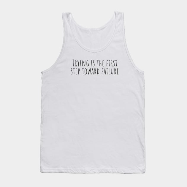 The First Step Tank Top by ryanmcintire1232